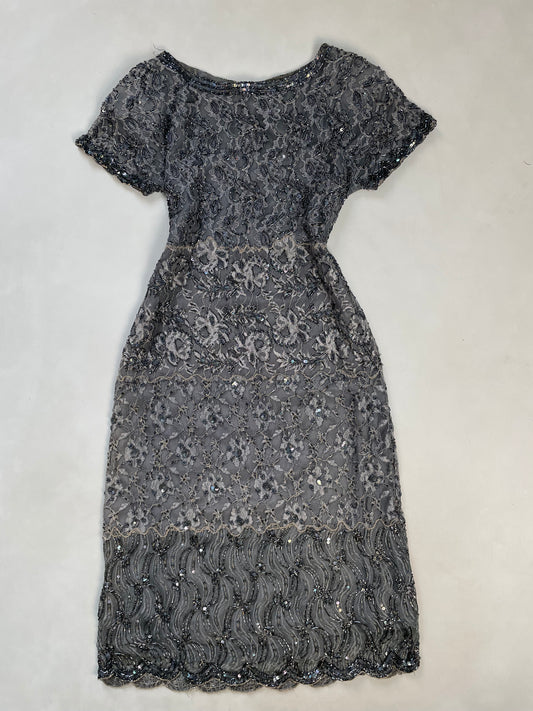 Heavily Hand Embroidered Dress-Bust 34