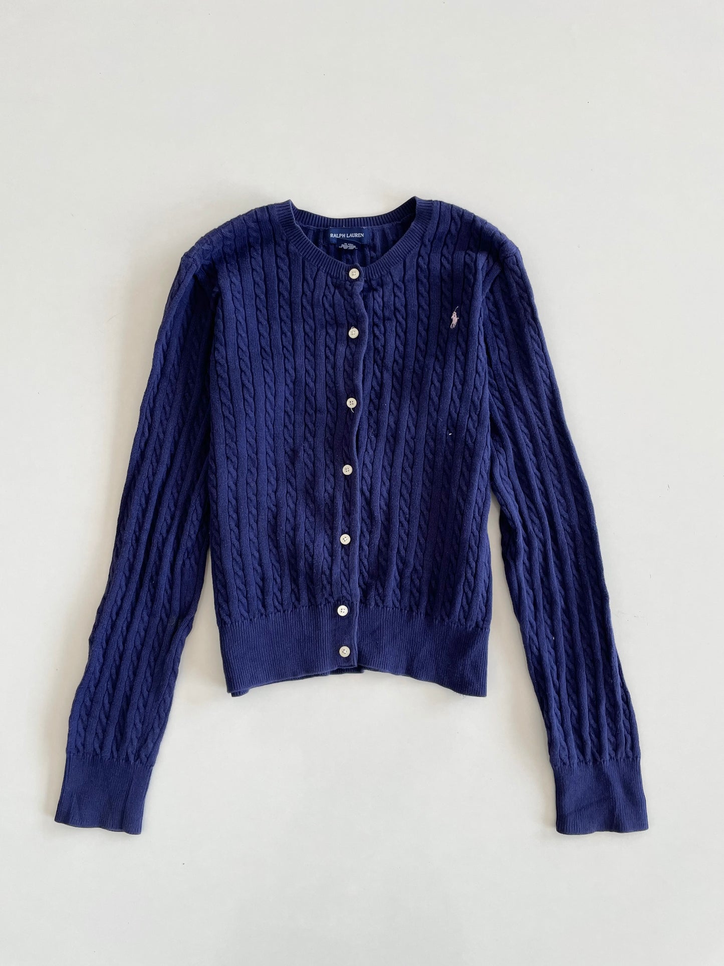 Ralph Lauren 100% Cotton Vintage Cardigan-Bust 34
