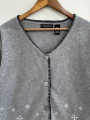 Stephanie Rogers Embroidered Christmas Sweater-Bust 44