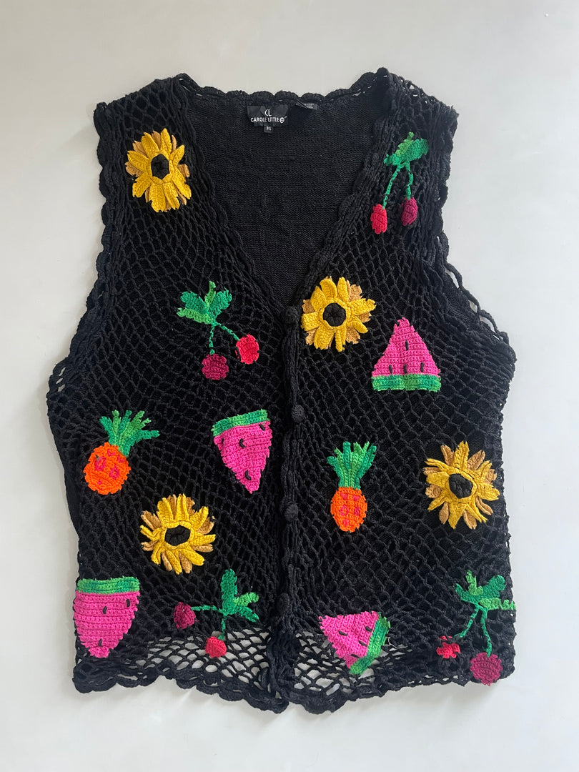 Carole Little Crochet Top-Bust 52