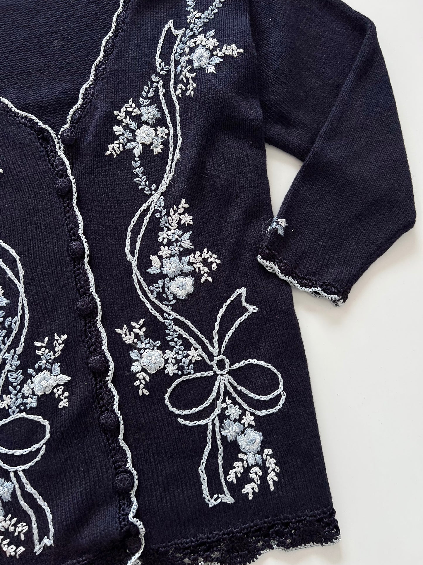 Jenny Embroidered Sweater-Bust 50