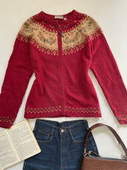 Croft & Barrow Embroidered 
Christmas Sweater-Bust 42