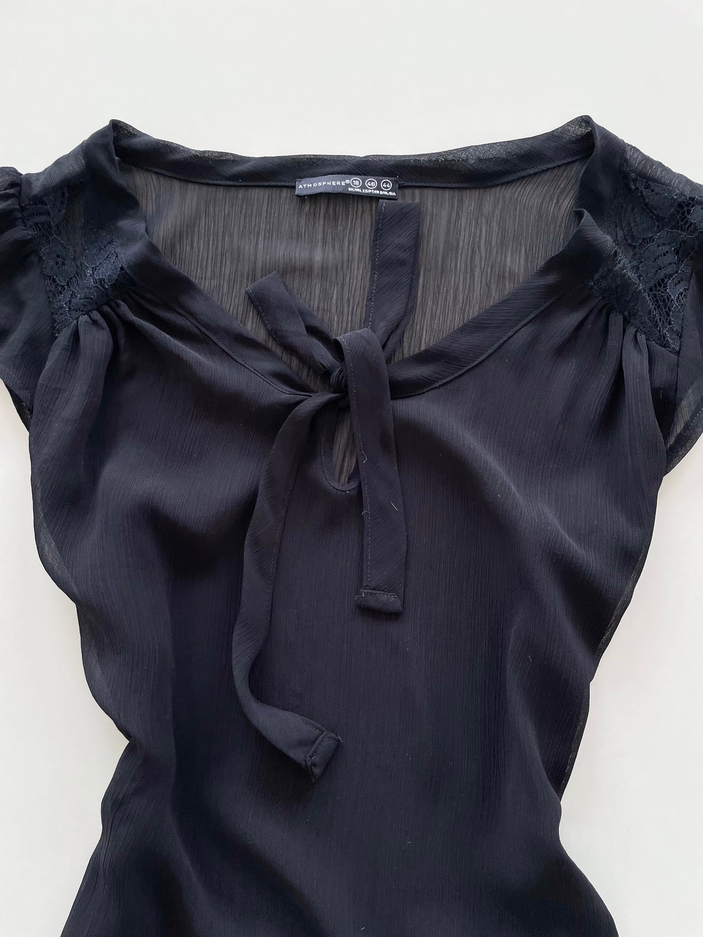 Atmosphere Sheer Top-Bust 44