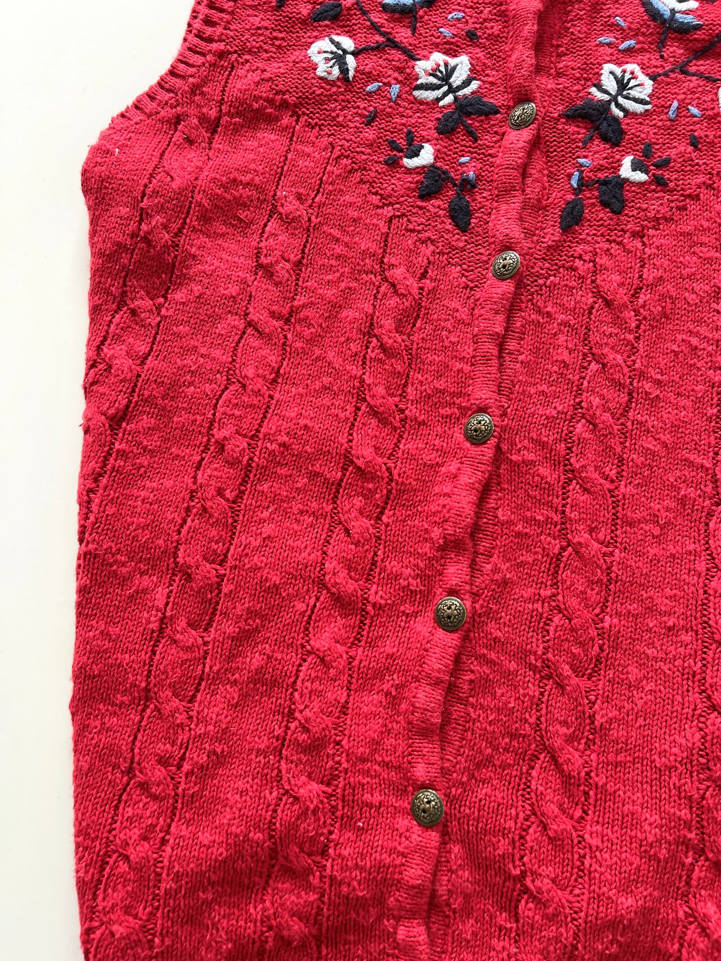 Reflections Embroidered Sweater-Bust 46