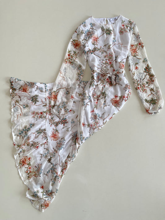 Arwa Floral Dress-Bust  40 to 42