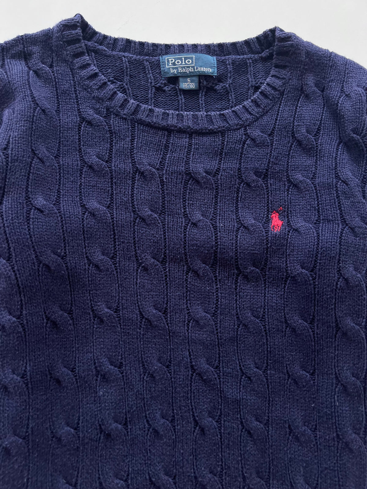 Ralph Lauren 100% Cotton Kids Vintage Sweater-Bust 30