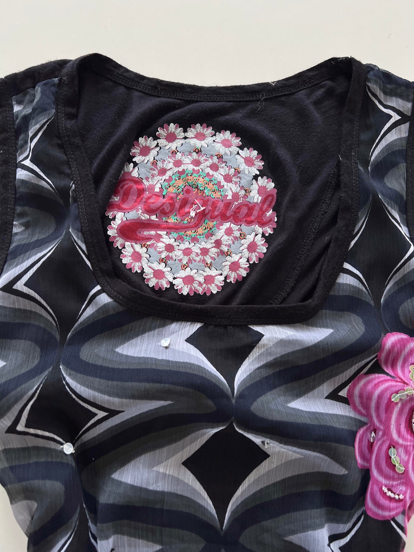 Desigual Vintage Embroidered Top-Bust 38
