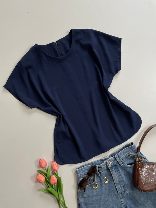 SOLID BLUE TOP - BUST 42