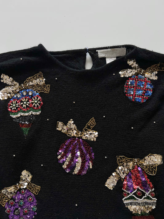 Jane Ashley Embroidered Sweater-Bust 44