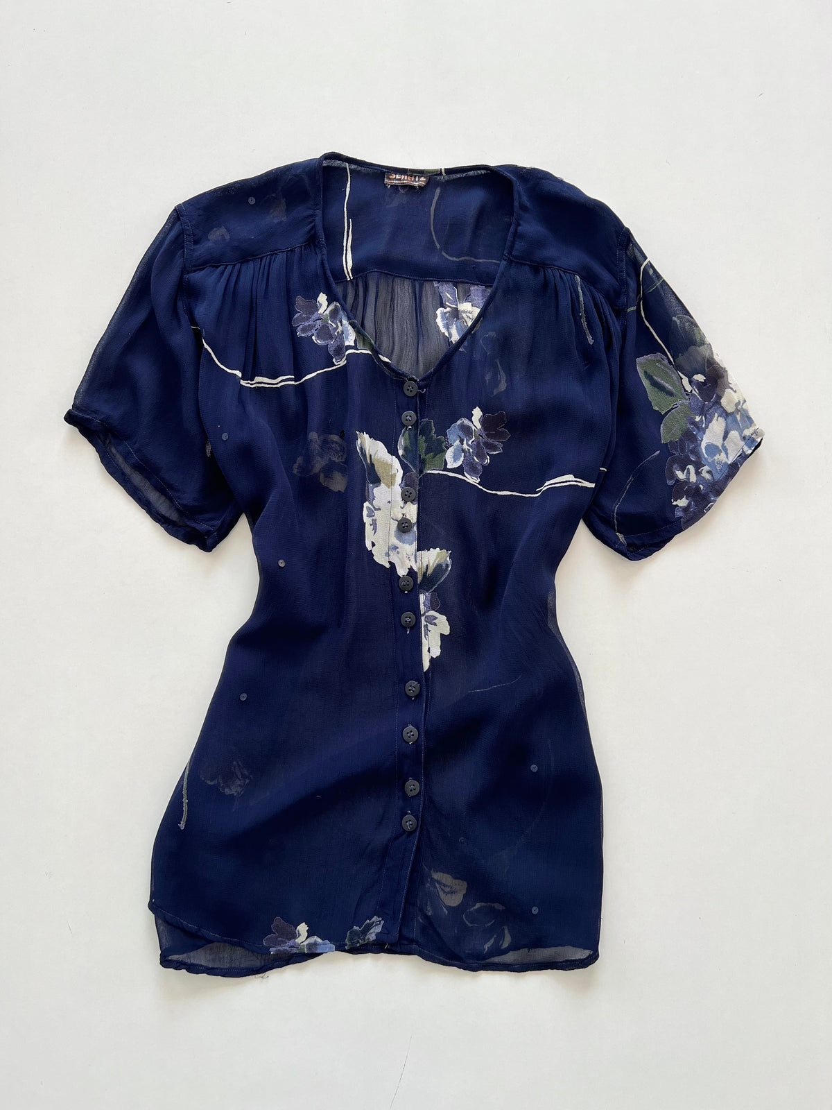 Vintage Sheer Shirt-Bust 46