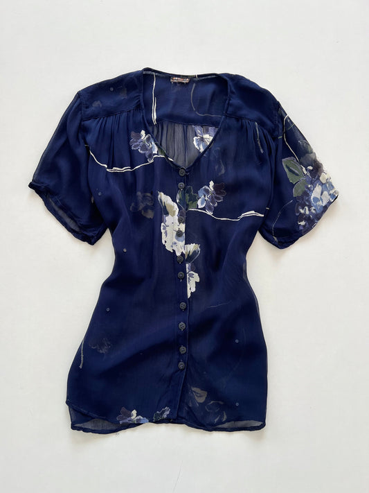 Vintage Sheer Shirt-Bust 46