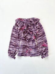 Vintage Ruffle Top-Bust 40