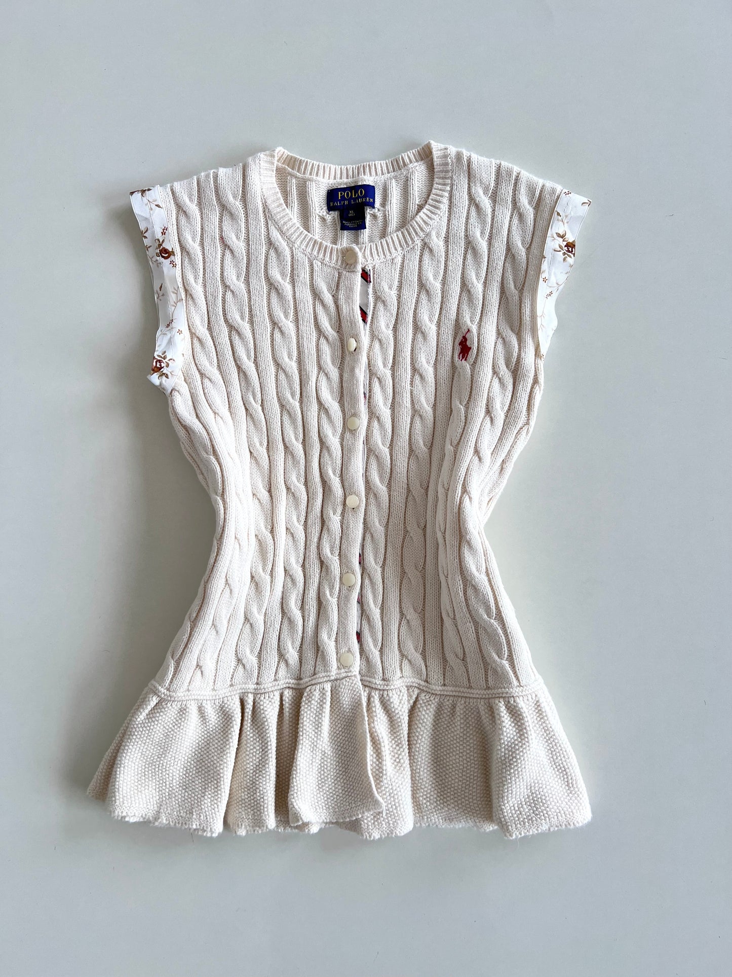 Ralph Lauren 100% Cotton Vintage Cardigan-Bust 32 to 34