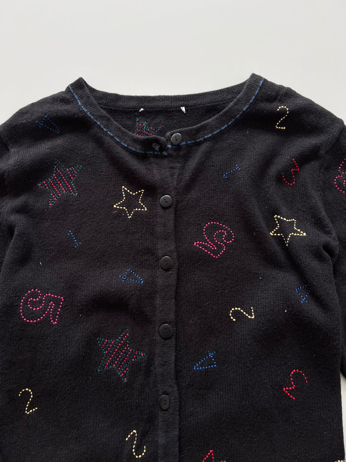 Christmas Embroidered Cardigan Sweater-Bust 52