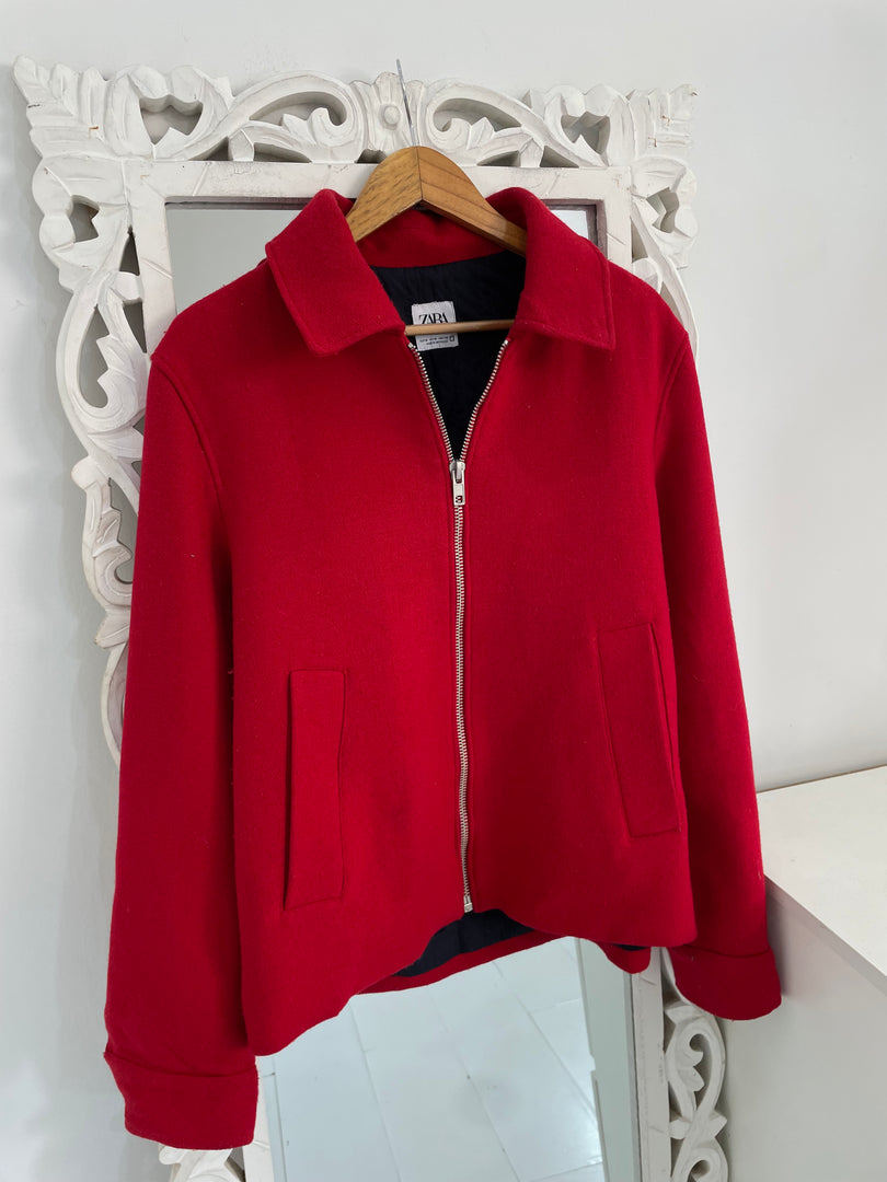 Zara Warm Tweed Super Thick Jacket-Bust 44