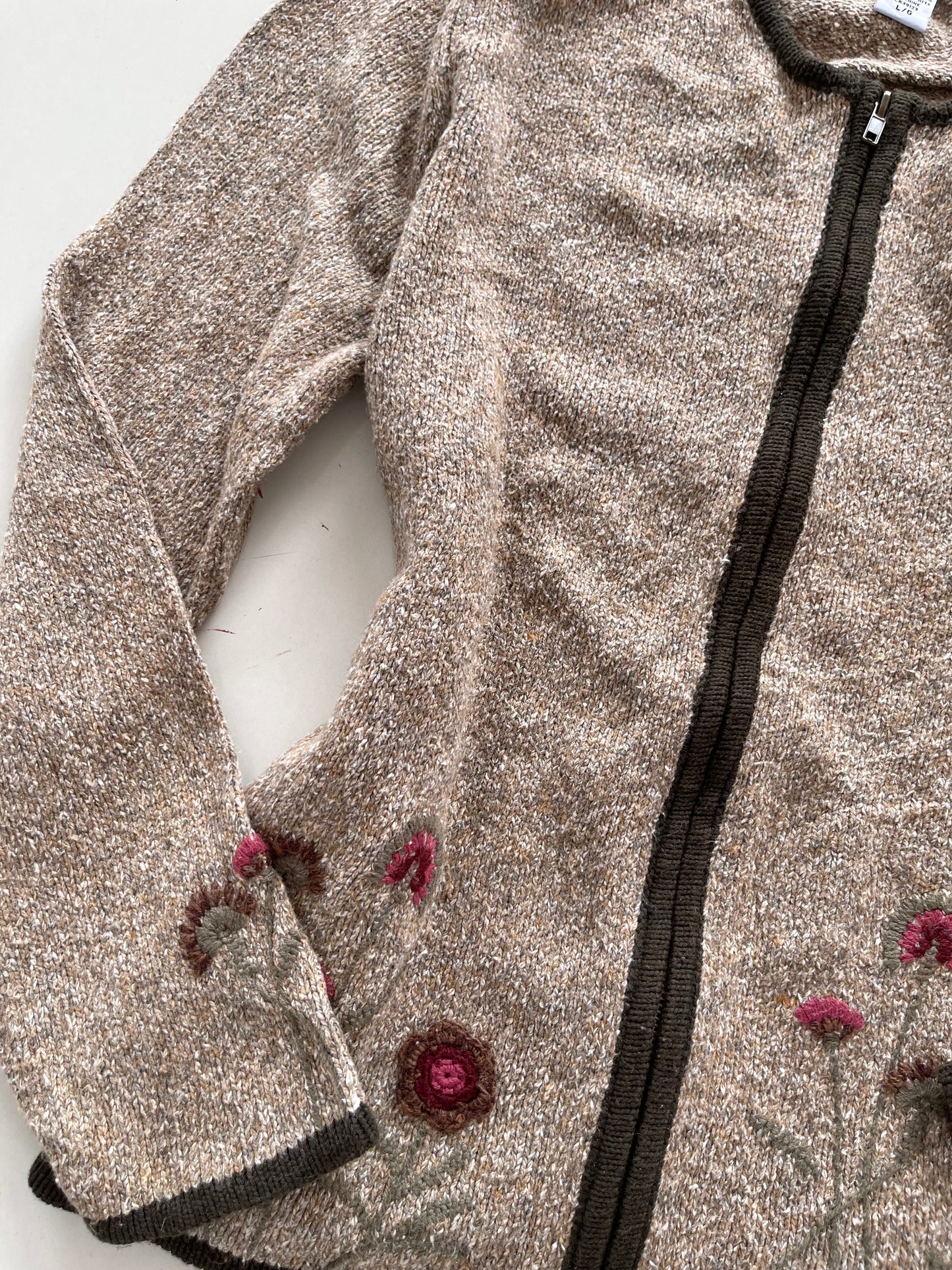 Northern Reflections hand Embroidered Sweater-Bust 44