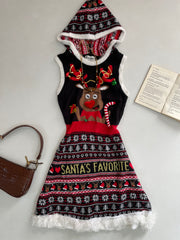 No Boundaries Christmas Sweater Dress-Bust 32