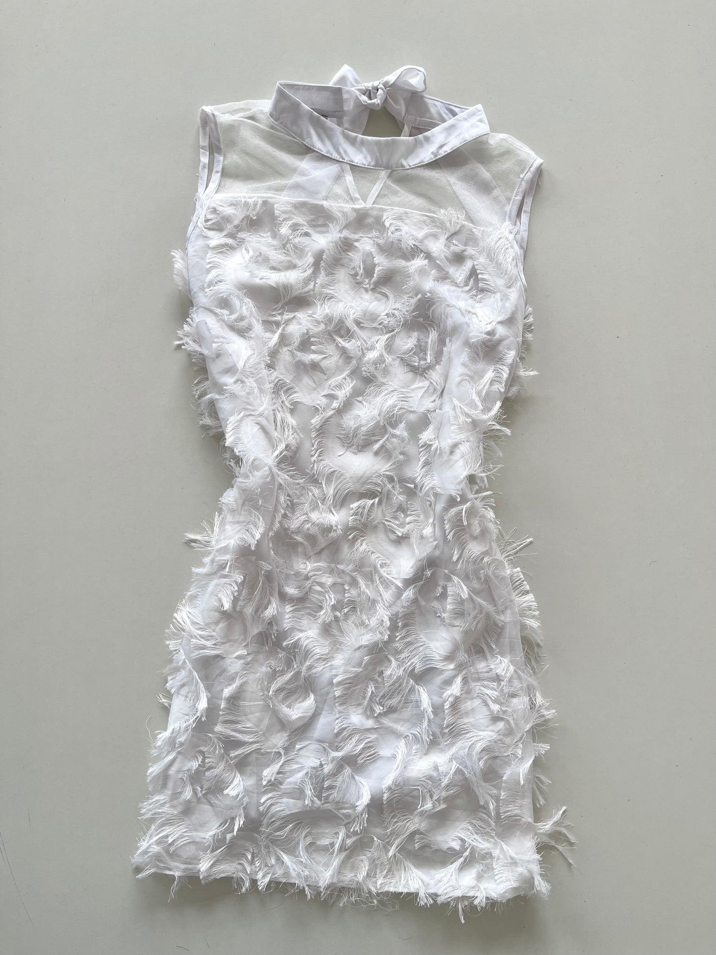 Featherwork Vintage Dress-Bust 40