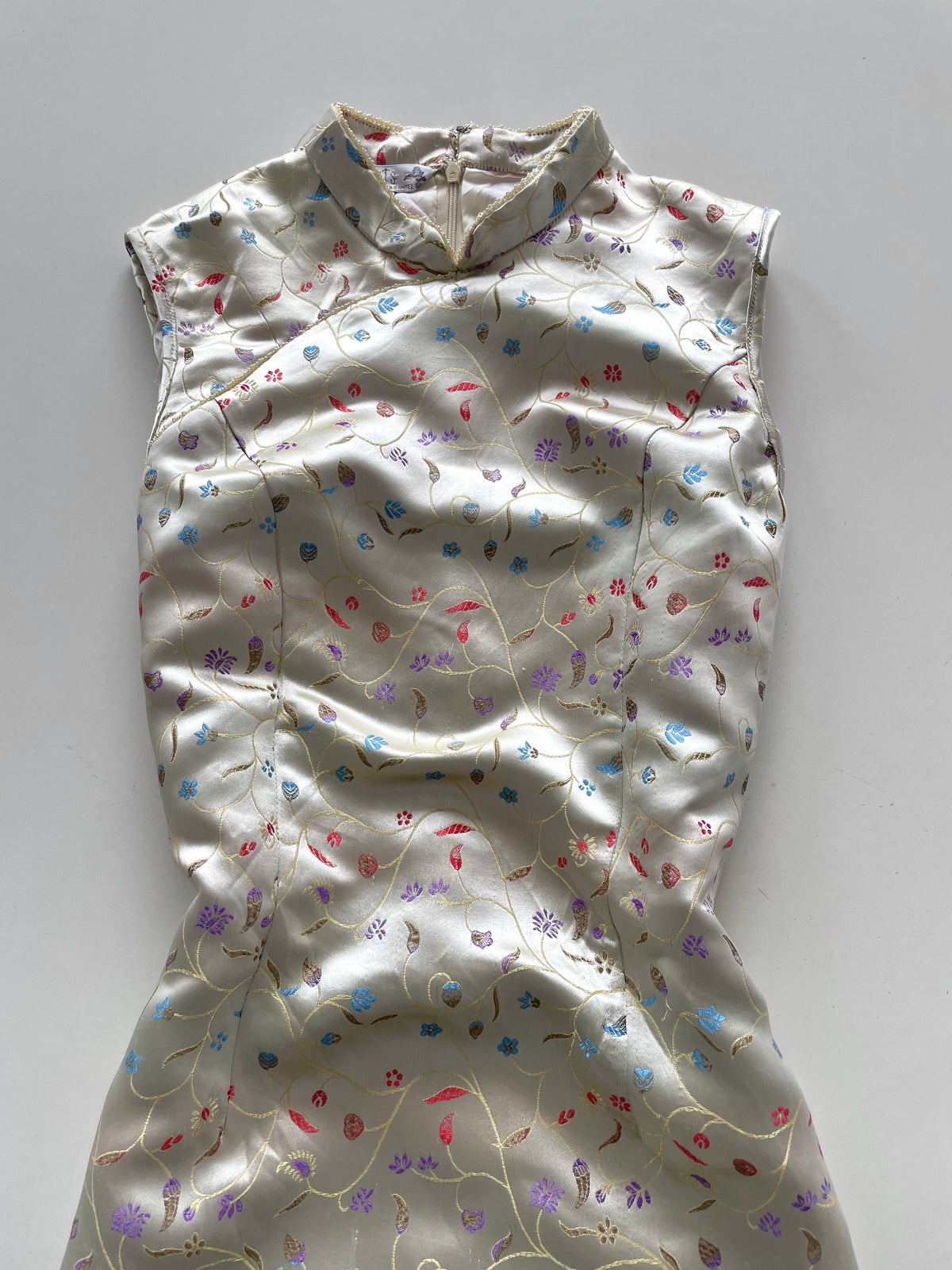 Vintage Quality Guarantee Jacquard Cheongsam-Bust 34