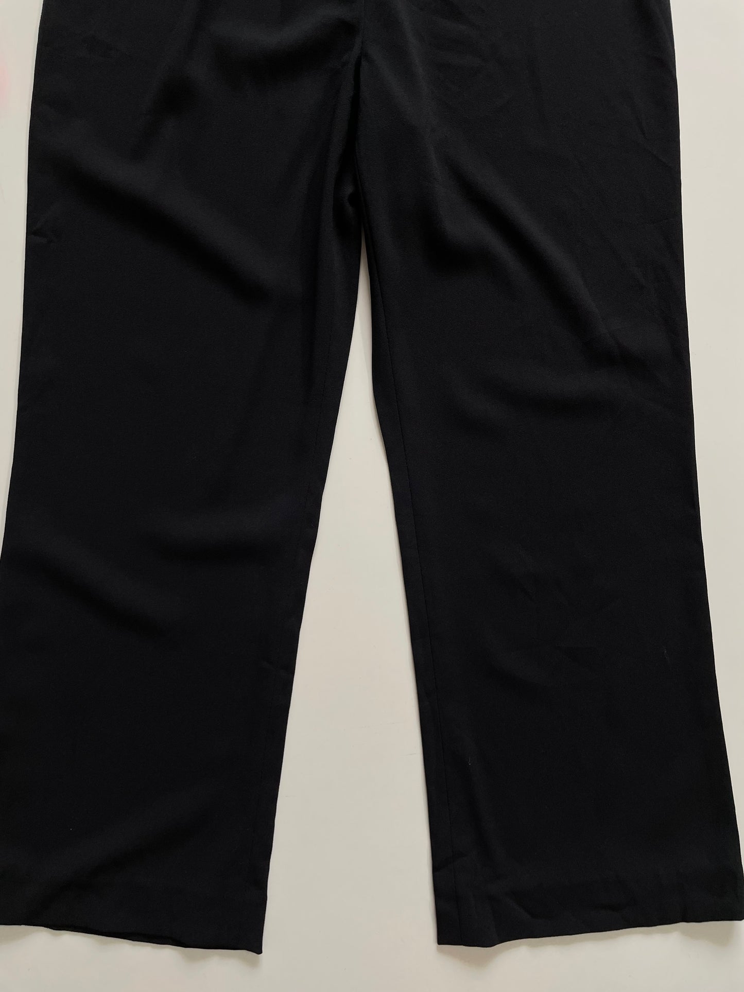 COMMON PLAZA SOLID BLACK PANTS - WAIST 28