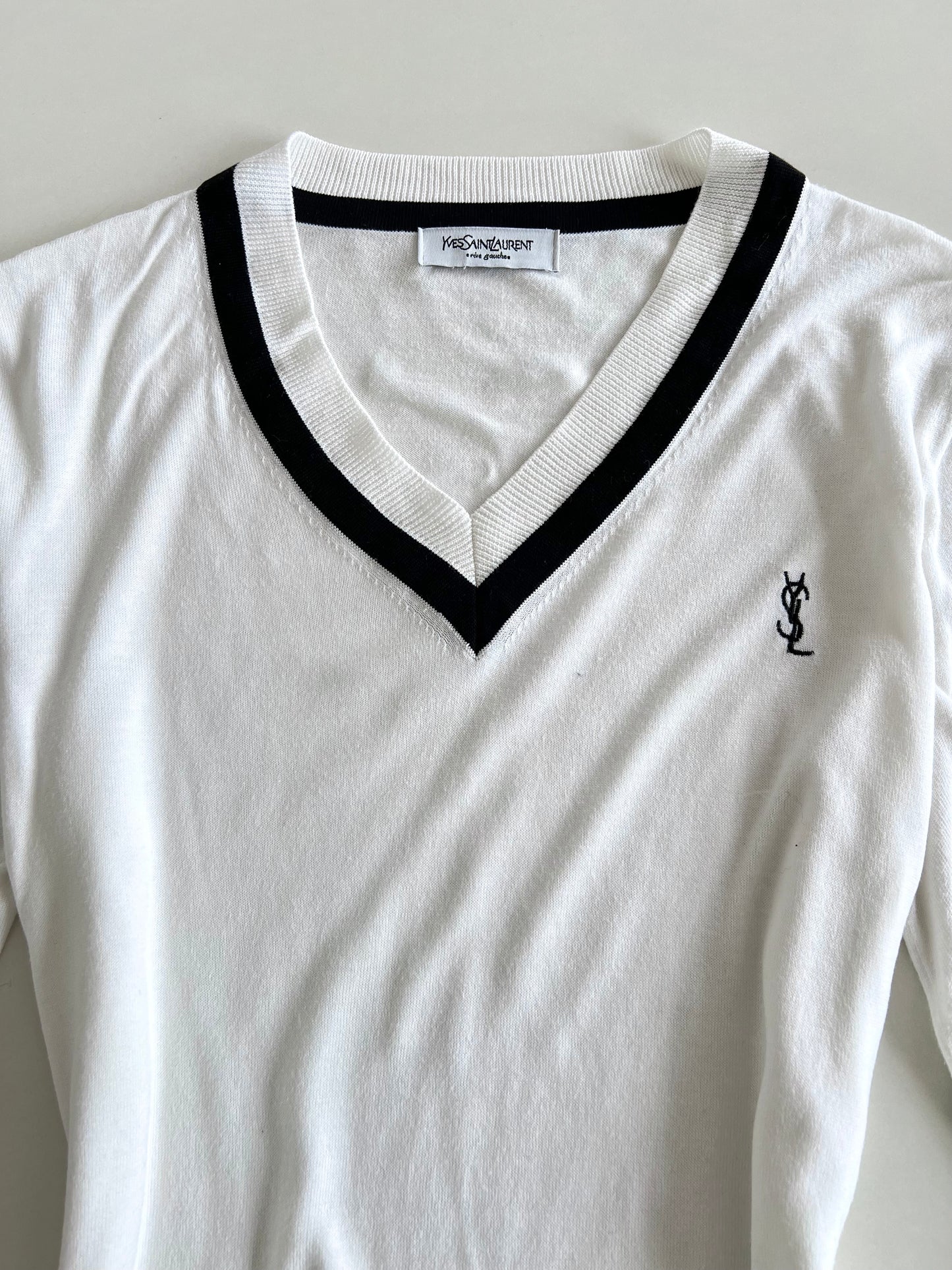 YvesSaintLaurent Vintage Tshirt-Bust 40