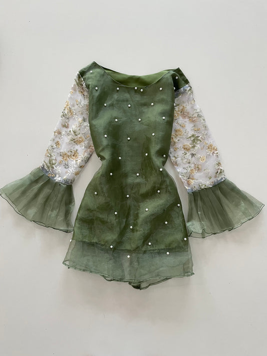 Organza Vintage Top-Bust 42