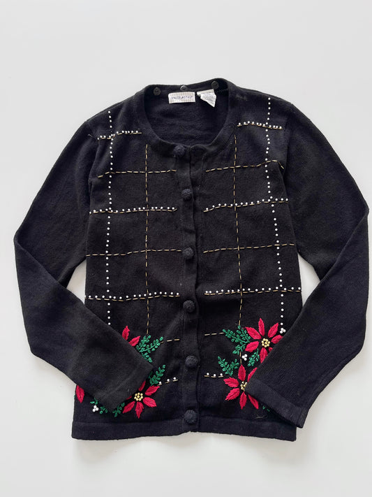 White Stag Hand Embroidered Vintage Sweater-Bust 42