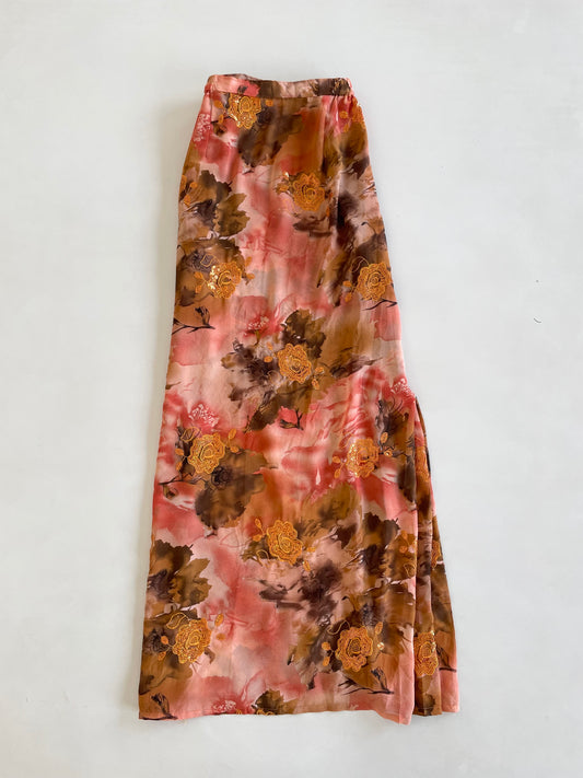 Vintage Sequin Sheer Skirt-Waist 32 to 34