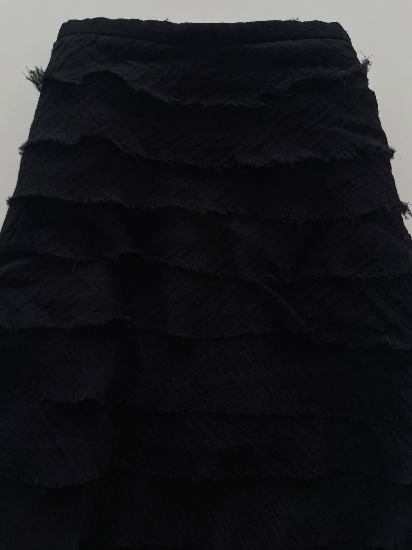 Ruffle Black Vintage Skirt-Waist 26