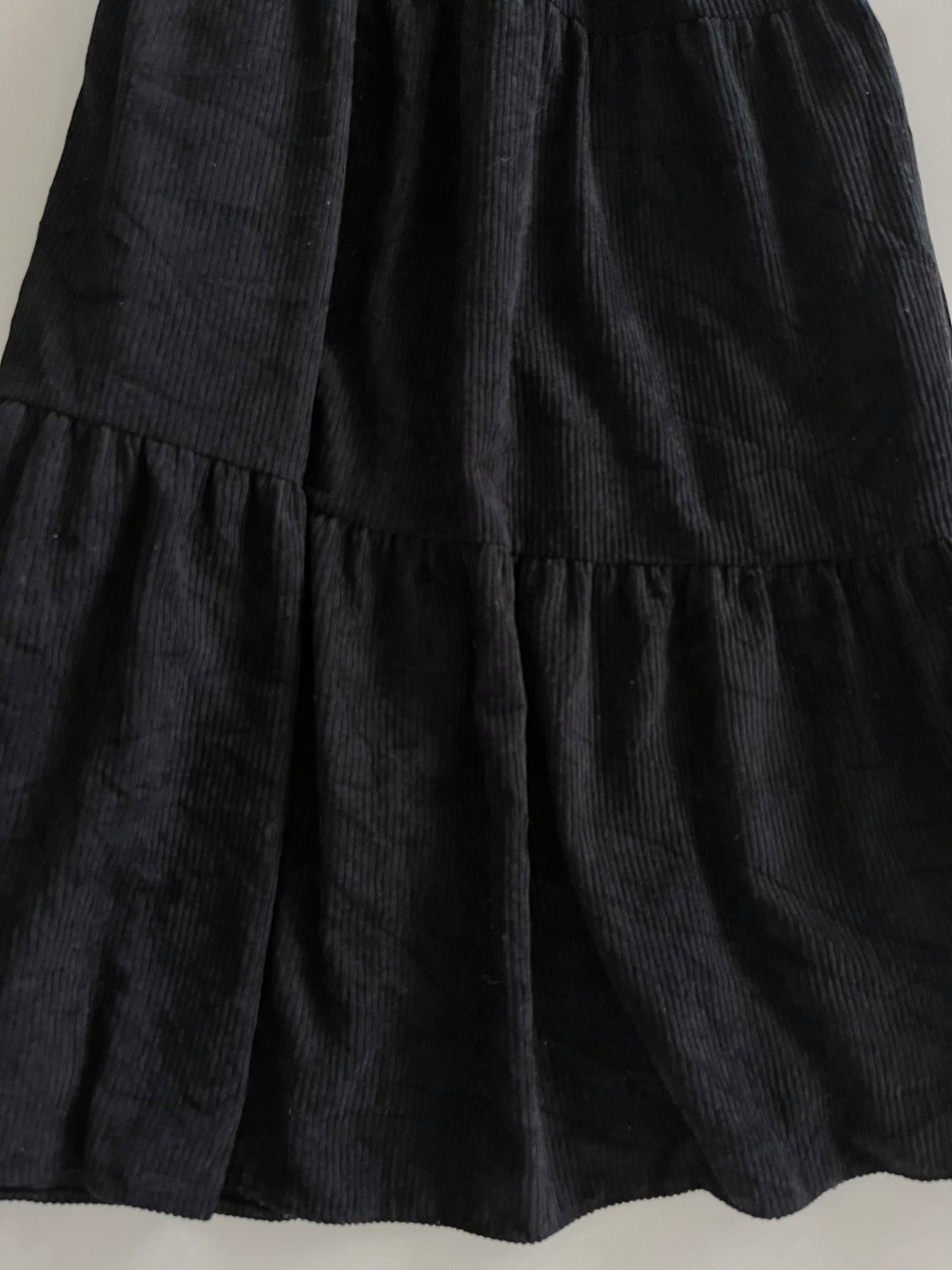 Corduroy Vintage Black Skirt-Waist 28 to 32