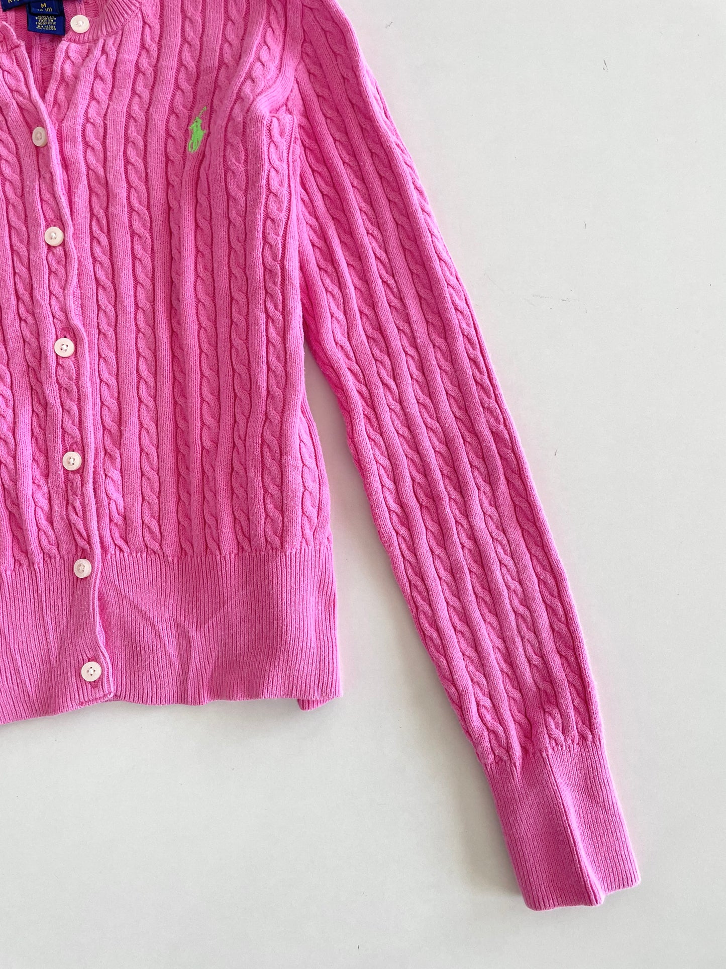 Ralph Lauren 100%Cotton Vintage Cardigan-Bust 30 to 32