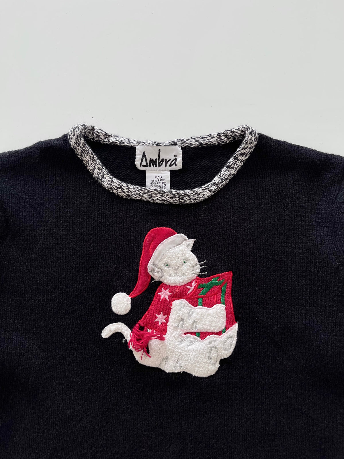 Mbra Christmas Embroidered  Sweater-Bust 42