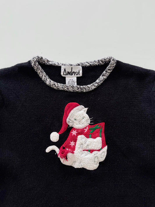 Mbra Christmas Embroidered  Sweater-Bust 42