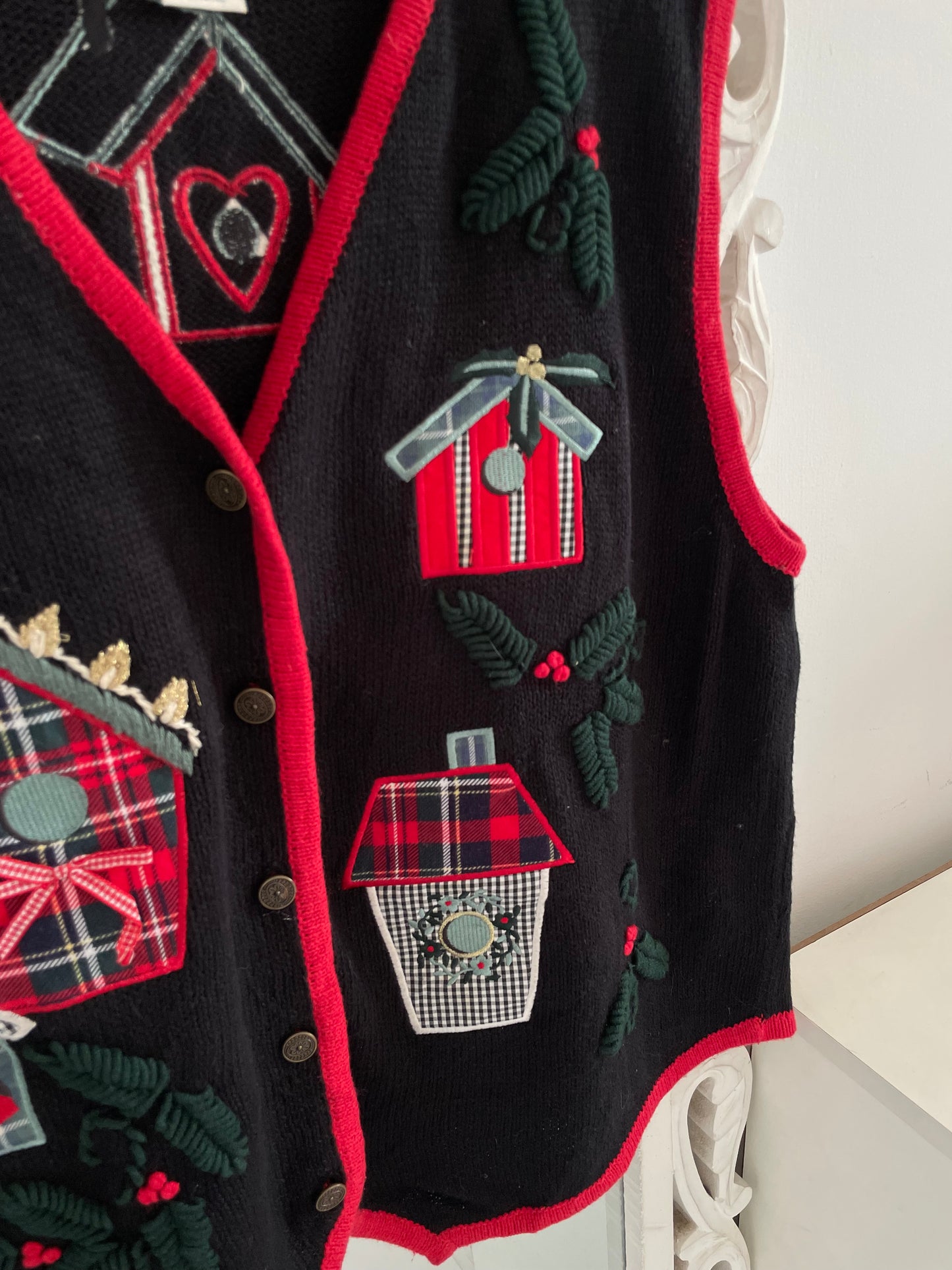 Hand Embroidered Christopher & Banks Sweater-Chest 46