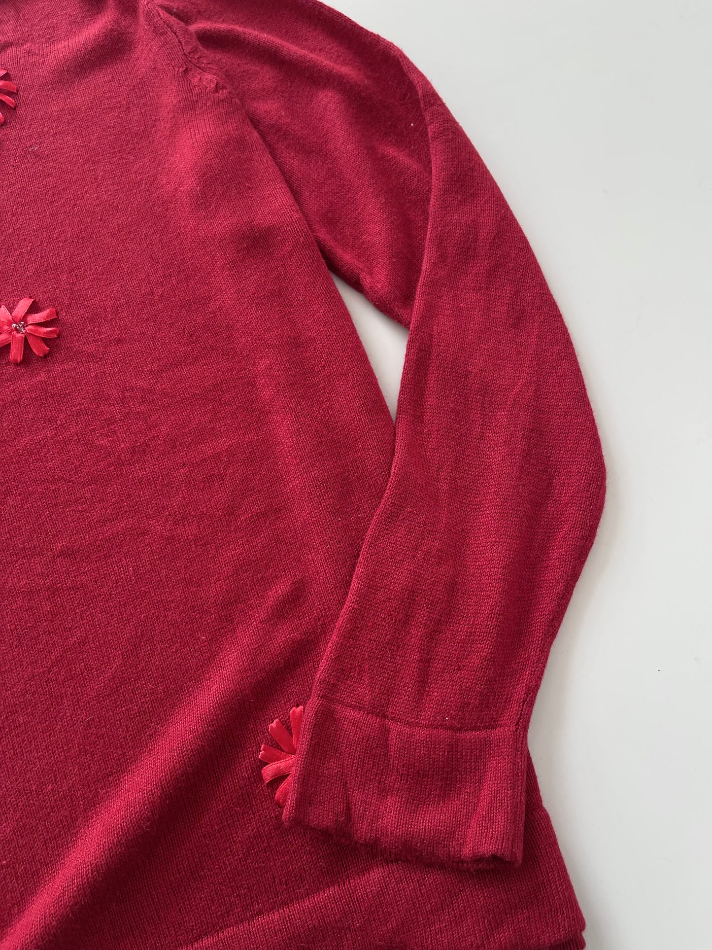 Villager Embroidered Vintage Sweater-Bust 46