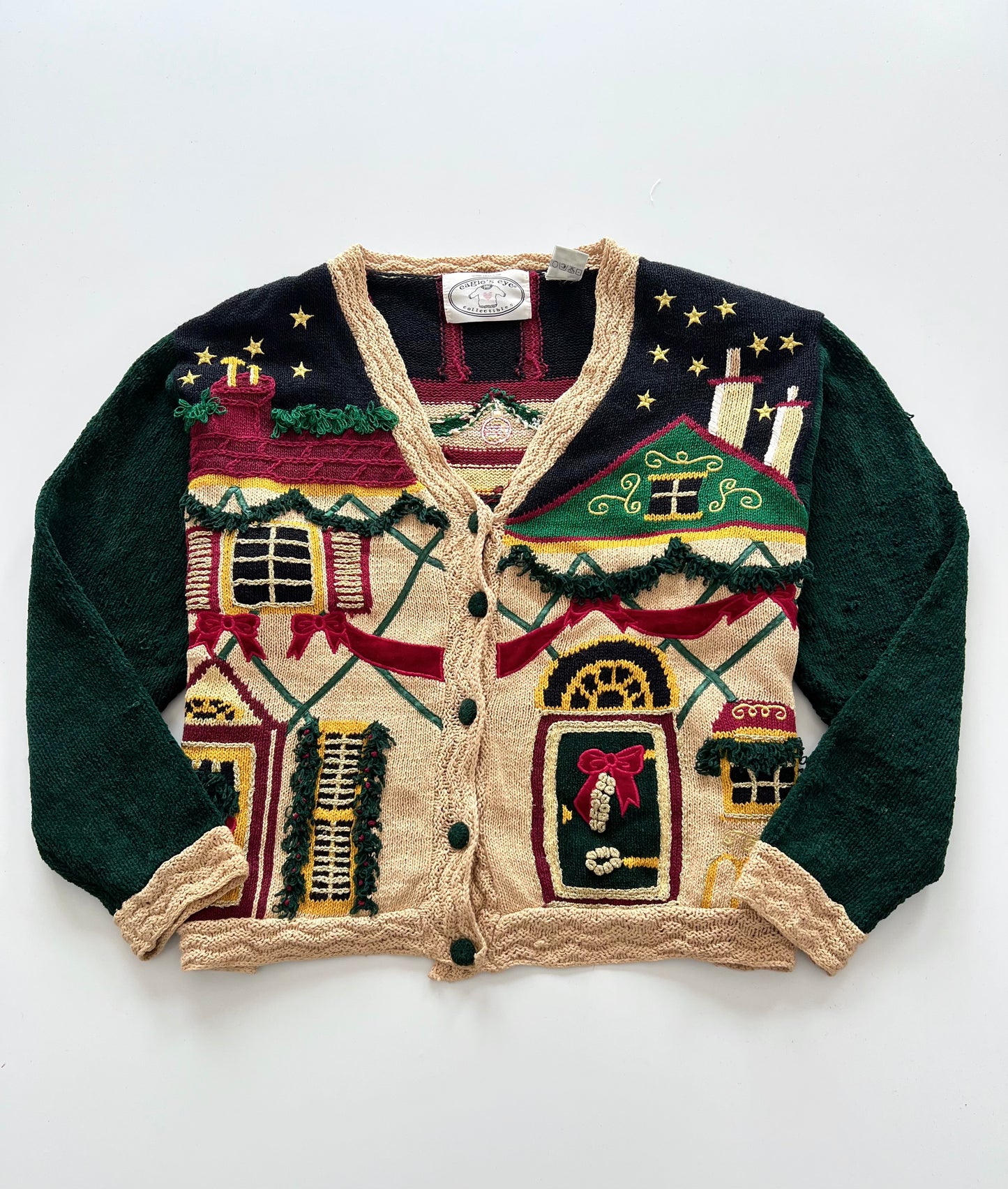 Eagies Eye Landscape Christmas Sweater-Bust 50
