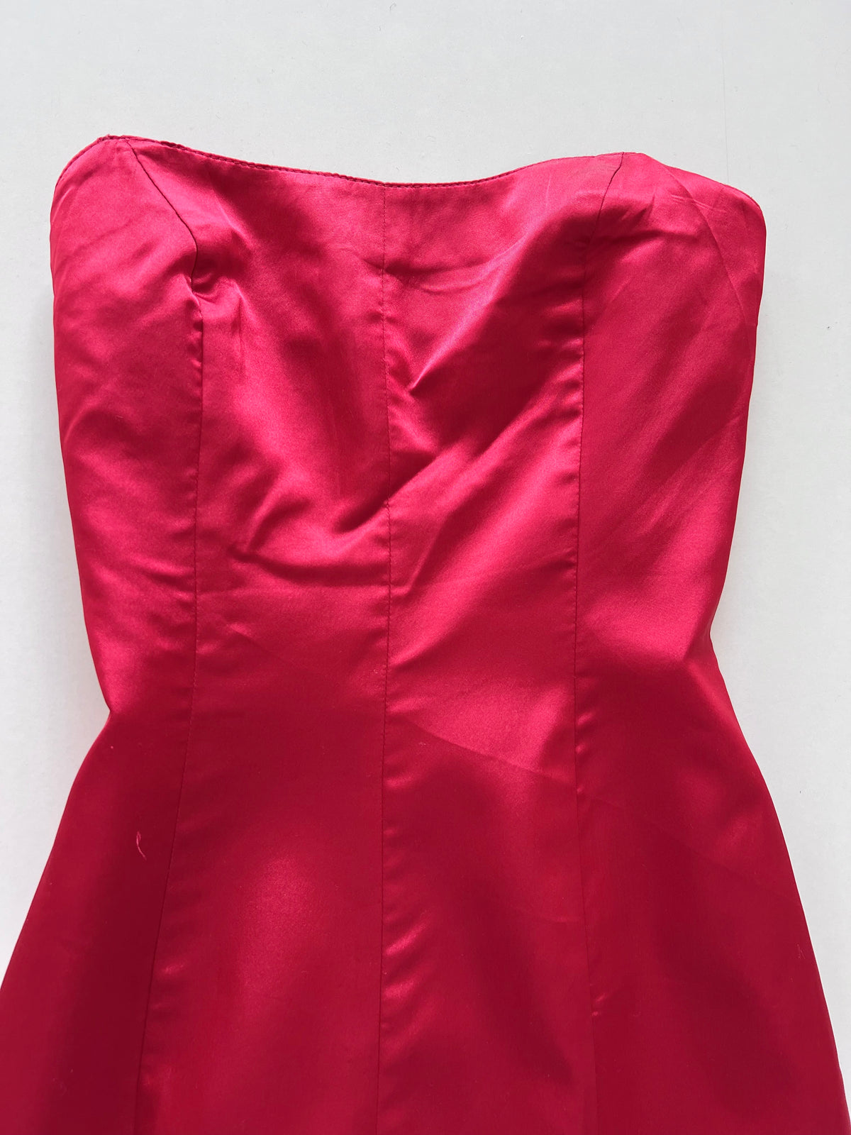 Vintage Satin Tube Dress-Bust 32