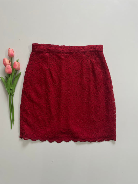 SANGRIA LACE SKIRT - WAIST 28