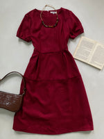 Load image into Gallery viewer, Chic Line Tweed Dress-Bust 40