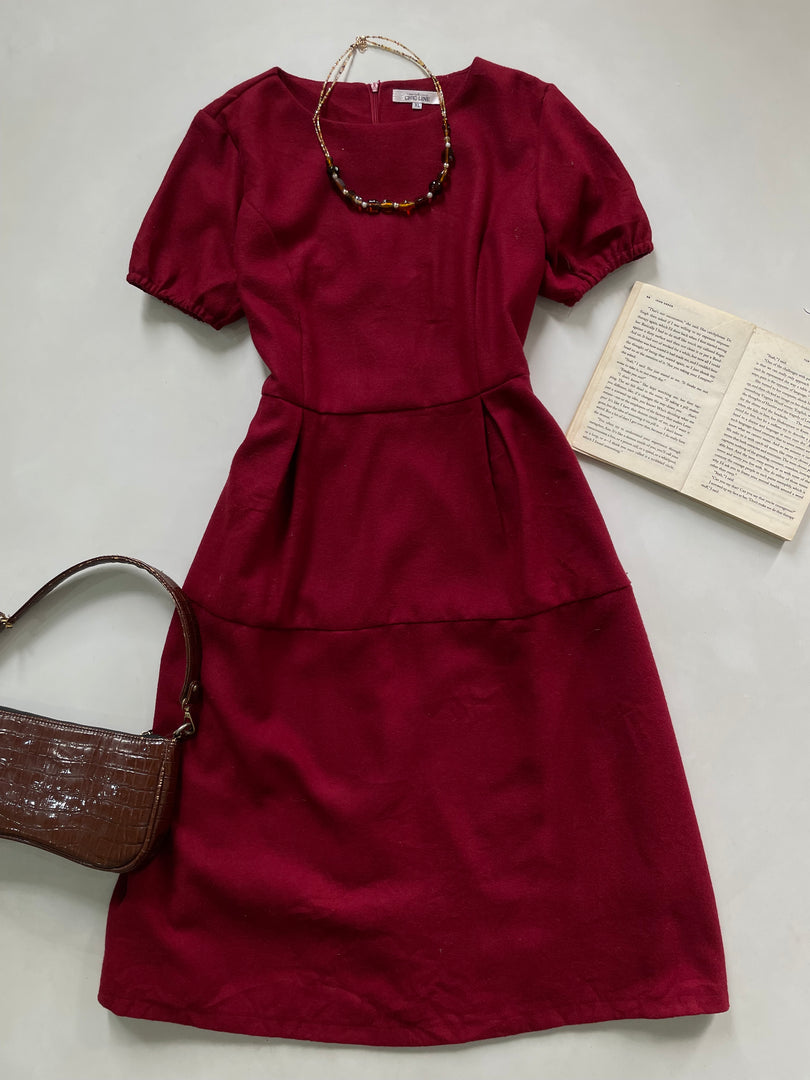 Chic Line Tweed Dress-Bust 40