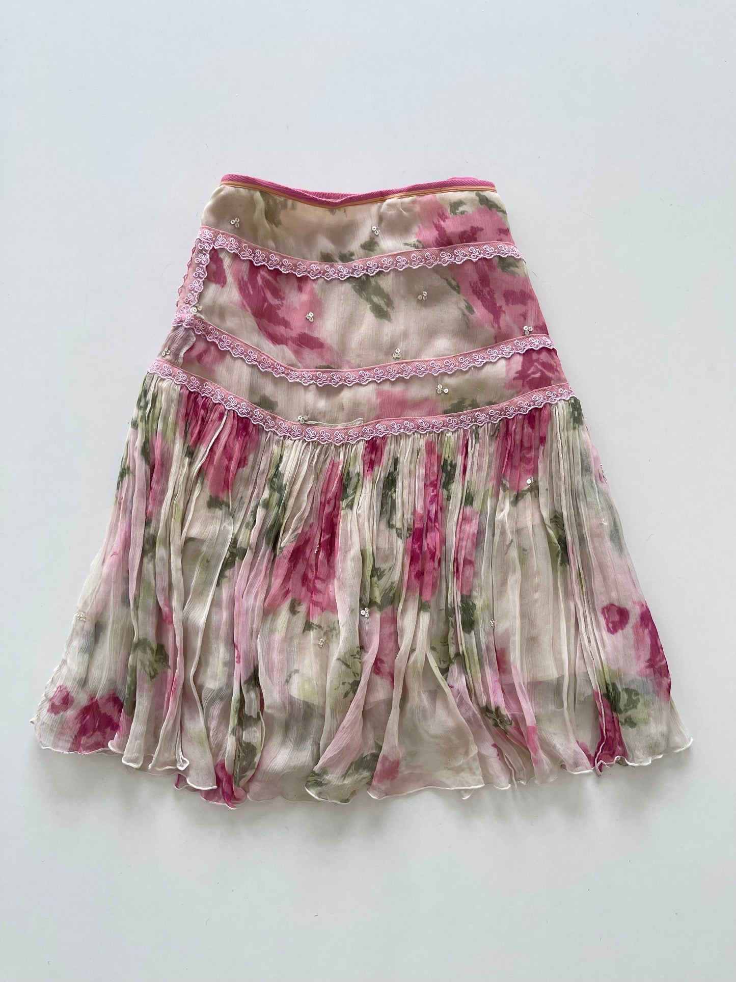 Blumarine Vintage Silk Skirt-Waist 28