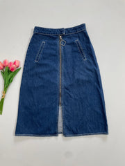 Vero Moda Long Denim Skirt-Waist 26