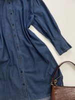 Load image into Gallery viewer, Buttondown Denim Dress-Bust 46
