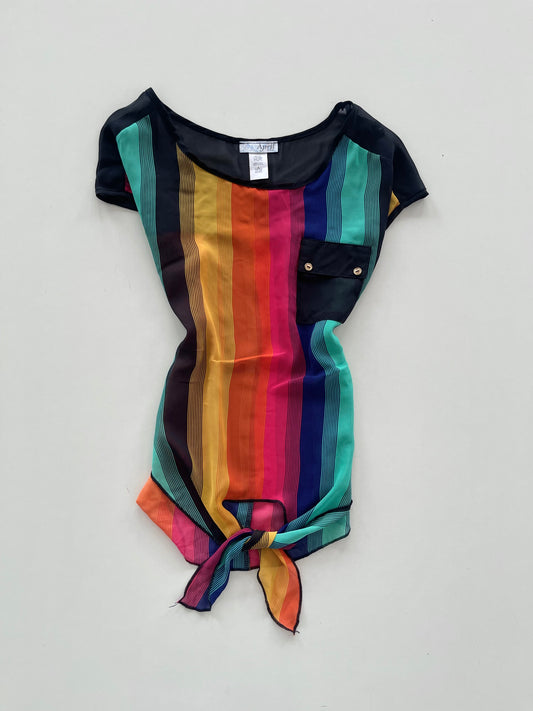 April Sheer Vintage Top-Bust 44
