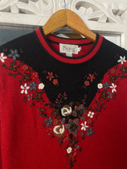 JSong Embroidered Sweater-Bust 34