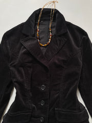 Vintage  Black Corduroy Blazer-Bust 38