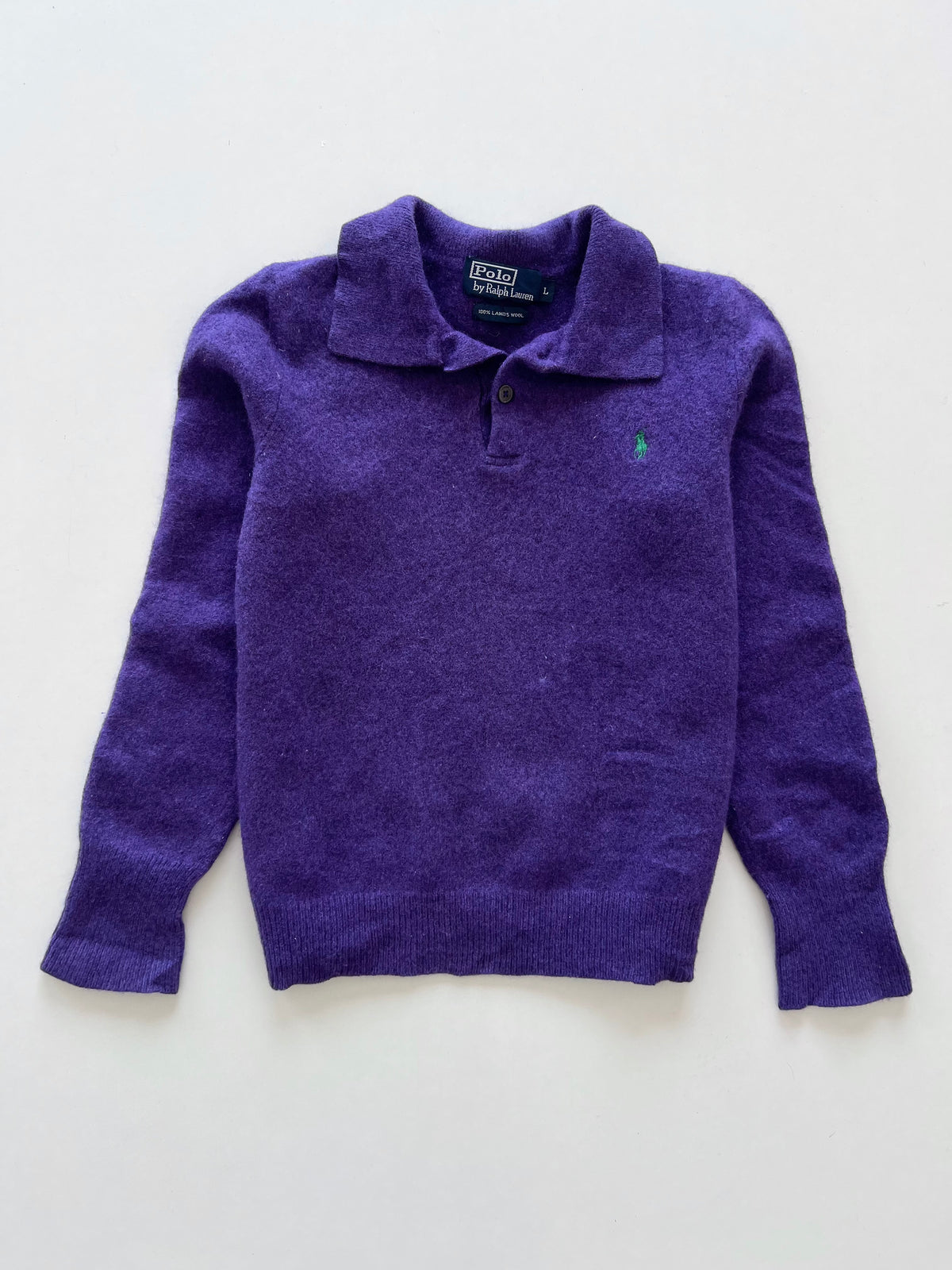Ralph Lauren 100% Lambswool Vintage Sweater-Bust 34