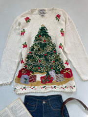 Heirloom Collectibles Embroidered Christmas Sweater-Bust 44