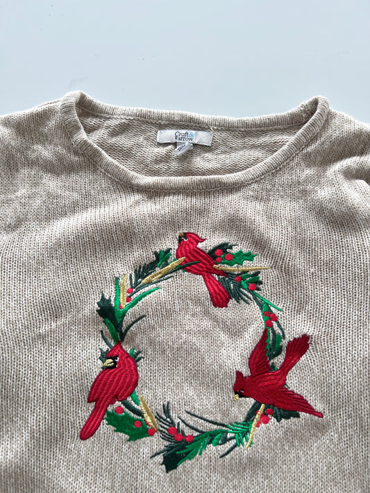 Croft&Barrow Embroidered Sweater-Bust 38