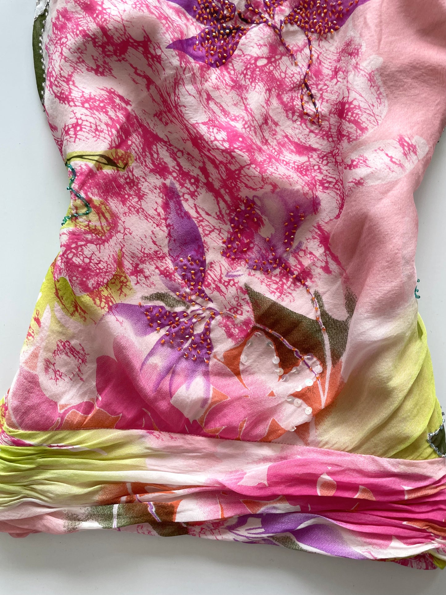 Vintage Pure Silk Embroidered Top-Bust 34 to 36